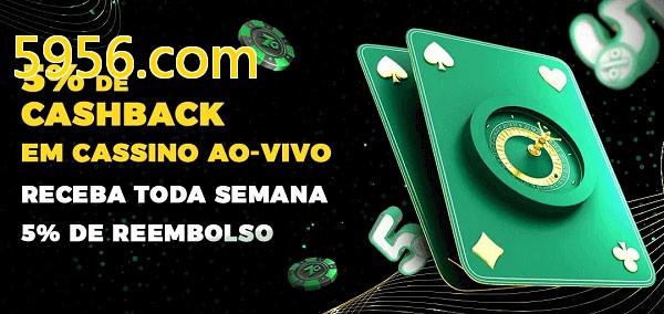 Promoções do cassino ao Vivo 5956.com